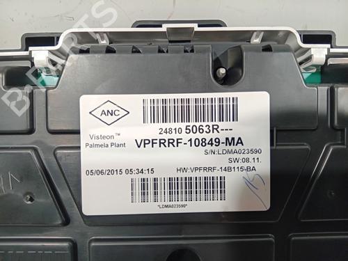 Instrument cluster RENAULT CAPTUR I (J5_, H5_) 0.9 TCe 90 | BP31018142C47