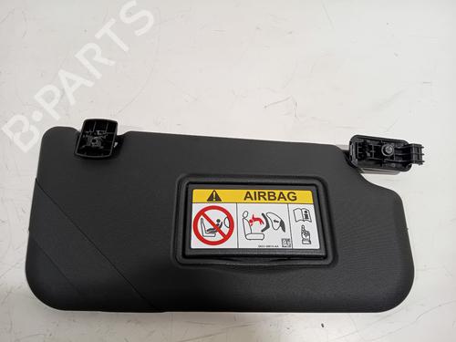 Højre solskærm FORD FIESTA VI (CB1, CCN) 1.0 EcoBoost (100 hp) 31018052