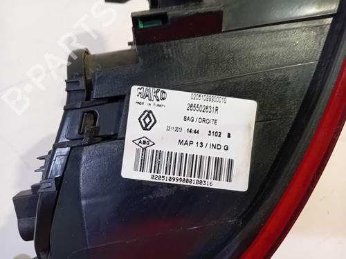 Right taillight RENAULT CLIO IV (BH_) 0.9 TCe 90 (BHNF, BHMA, BHMH, BHJK, BHJR) | BP28283138C35 