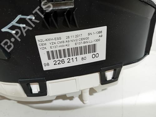 Instrument cluster PEUGEOT 208 I (CA_, CC_) 1.2 VTI 82 | BP23989329C47