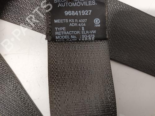 Rear left seatbelt CHEVROLET SPARK (M300) 1.0 LPG | BP26898594I29 - Image 6