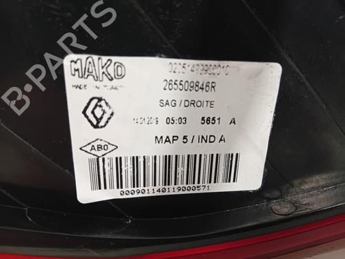 Right taillight RENAULT CLIO IV (BH_) 0.9 TCe 75 (BHNP) | BP23988277C35 