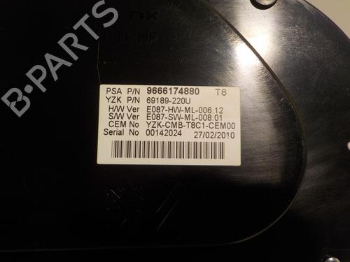 Instrument cluster PEUGEOT 3008 I MPV (0U_) 1.6 VTi | BP16946495C47 