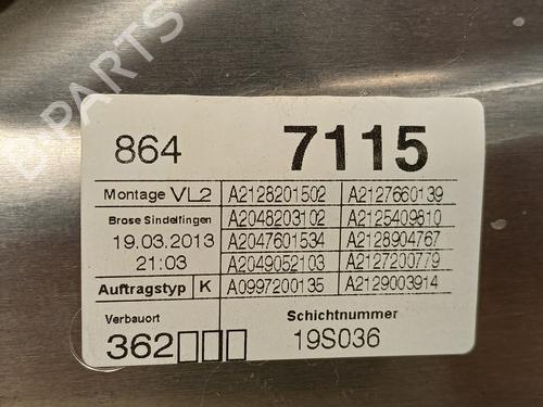 Front left window mechanism MERCEDES-BENZ E-CLASS (W212) E 200 CDI / BlueTEC (212.005, 212.006) | BP27597813C22  - Image 6