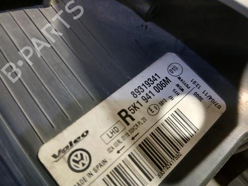 Right headlight VW GOLF VI (5K1) 1.6 TDI | BP31970703C29
