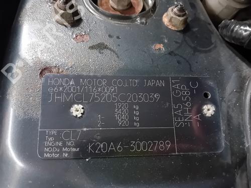Engine HONDA ACCORD VII (CL, CN) 2.0 (CL7) | BP26688098M1 