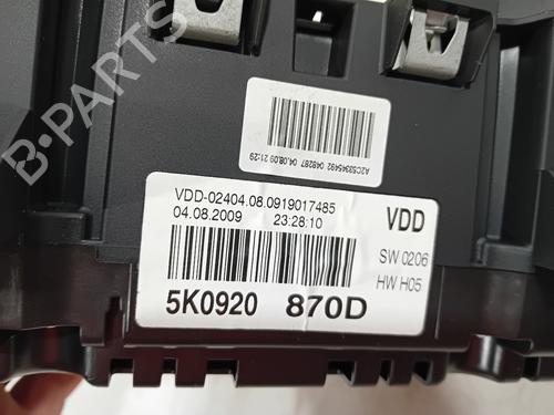 Instrument cluster VW GOLF VI (5K1) 1.4 TSI | BP15005273C47 
