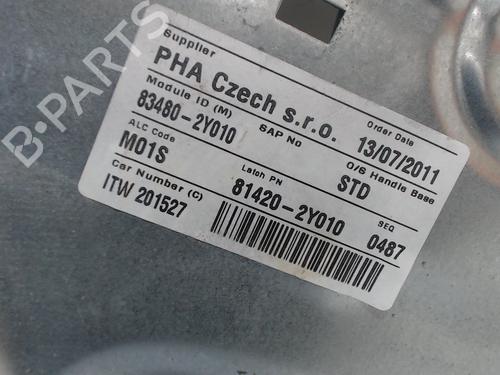 Rear right window mechanism HYUNDAI ix35 (LM, EL, ELH) 1.7 CRDi | BP12183669C25 