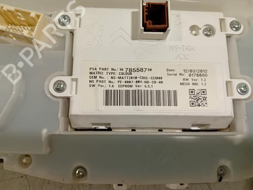 Instrument cluster PEUGEOT 208 I (CA_, CC_) 1.4 VTi | BP18068231C47 