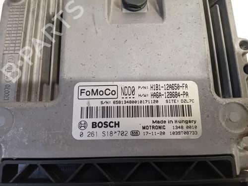 Engine control unit (ECU) FORD FIESTA VII (HJ, HF) 1.0 EcoBoost | BP26883855M57 