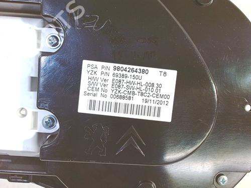 Instrument cluster PEUGEOT 3008 I MPV (0U_) 2.0 HDi Hybrid4 (0URHCA) | BP7261598C47 