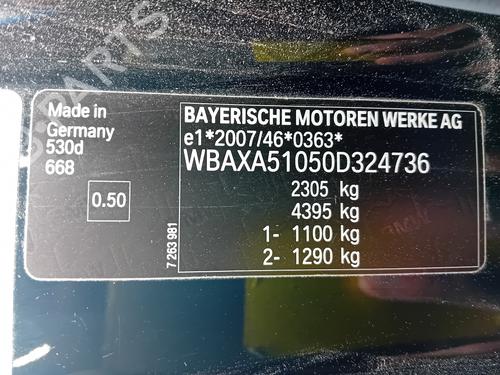 Climate control BMW 5 (F10) 530 d | BP29169625I5 