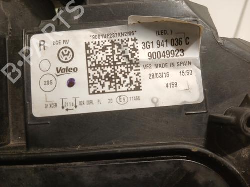 Højre forlygte VW PASSAT B8 Variant (3G5, CB5) 1.6 TDI | BP37696955C29  - Image 7