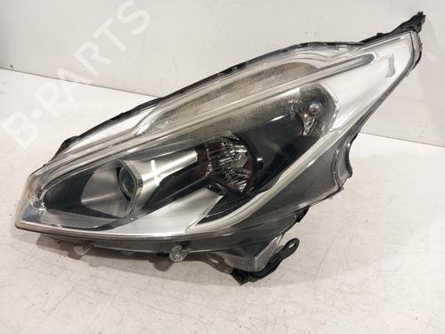 Used Left headlight Left headlight PEUGEOT 208 I (CA_, CC_) 1.2 VTI 82 (82 hp) 33610117 33610117