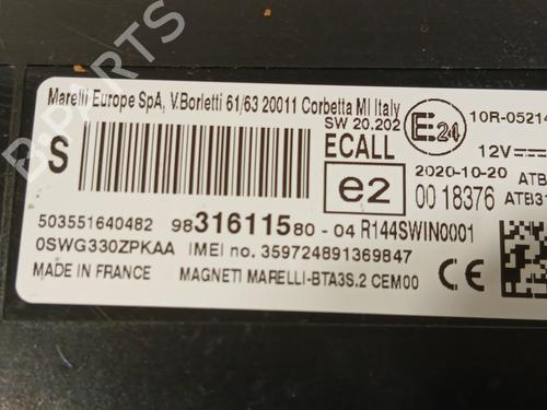 Control unit OPEL CORSA F (P2JO) 1.2 (68) | BP29077206M11 - Image 4