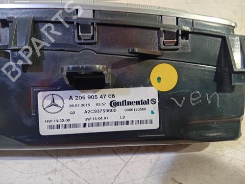 AC Styreenhet / Manøvreringsenhet MERCEDES-BENZ C-CLASS (W205) C 250 BlueTEC / d (205.008, 205.006) | BP25249488I5 