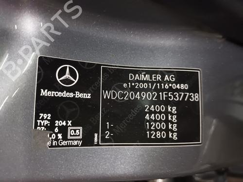 Control unit MERCEDES-BENZ GLK-CLASS (X204) 220 CDI (204.902) | BP39563590M11 - Image 9