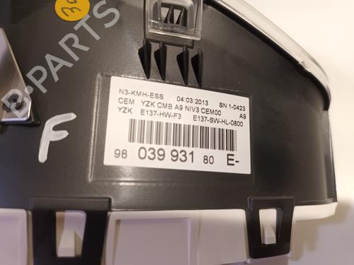 Instrument cluster PEUGEOT 208 I (CA_, CC_) 1.2 VTI 82 | BP16330887C47