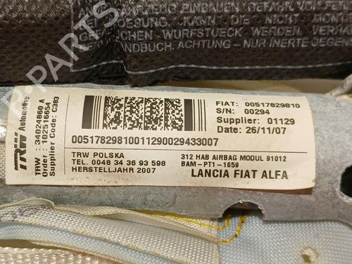 Venstre dør kollisjonspute FIAT 500 (312_) 1.2 (312AXA1A) | BP30812618C52