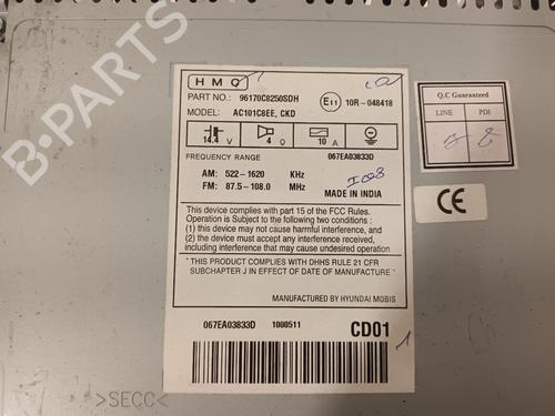 Radio HYUNDAI i20 II (GB, IB) 1.2 | BP16736663E6 