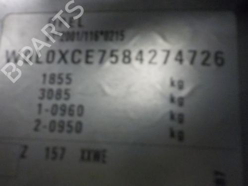 Alternator OPEL MERIVA A MPV (X03) 1.6 (E75) | BP11498569M7 