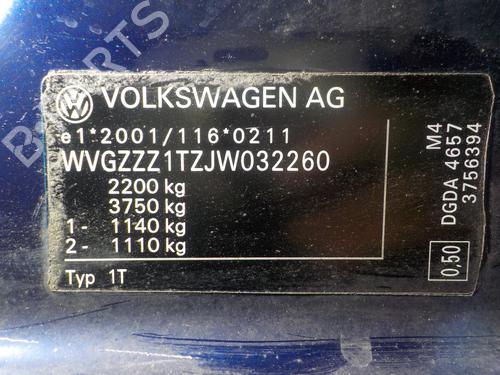 Rudehejsemekanisme Højre bagtil VW TOURAN (5T1) 1.6 TDI | BP12606109C25 