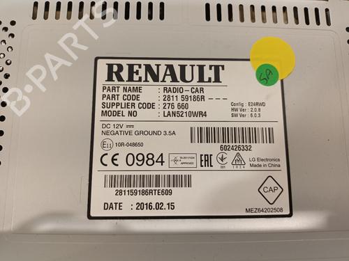 Bilradio RENAULT CLIO IV (BH_) 0.9 TCe 90 (BHNF, BHMA, BHMH, BHJK, BHJR) | BP16444393E6