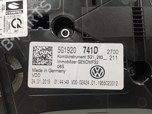 Zestaw wskaźników / Licznik VW GOLF VII Variant (BA5, BV5) 2.0 TDI | BP30567074C47