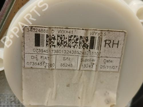 Rear right seatbelt FIAT 500 (312_) 1.2 (312AXA1A) | BP24868871I28 