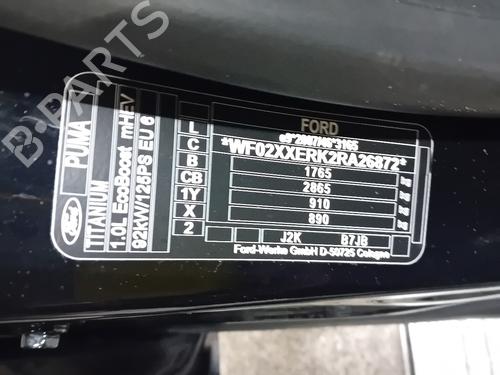 Rear bumper reinforcement FORD PUMA (J2K, CF7) 1.0 EcoBoost mHEV | BP29015570C73 
