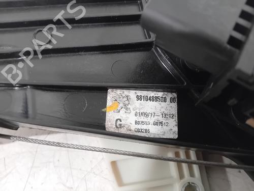 Rear left window mechanism PEUGEOT 3008 II SUV (MC_, MR_, MJ_, M4_) 1.6 THP 165 (M45GYW, M45GZW, M45GYV) | BP23123887C24 