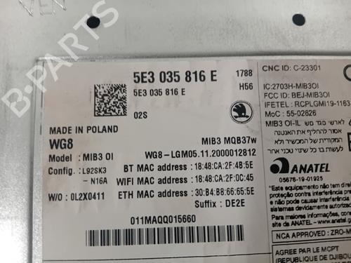 Control unit SKODA OCTAVIA IV Combi (NX5, PV5) 2.0 TDi | BP28718181M11 - Image 2