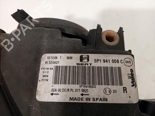 Right headlight SEAT LEON (1P1) 2.0 TFSI | BP32506897C29 