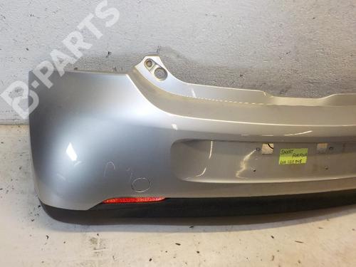 Chromemaster Protezione Paraurti Posteriore In Acciaio Inox Spazzolato Per Smart Forfour Hatchback 2014-2021 - Argento - 3