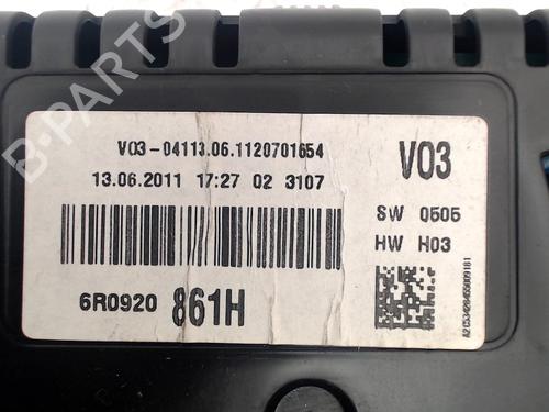 Instrument cluster VW POLO V (6R1, 6C1) 1.2 TDI | BP11814718C47