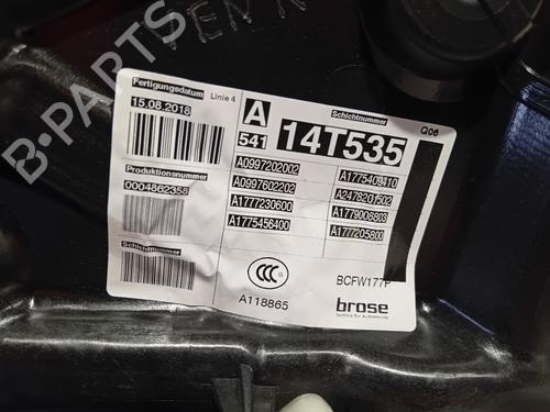 Front right window mechanism MERCEDES-BENZ A-CLASS (W177) A 200 (177.087) | BP27638964C23 - Image 3