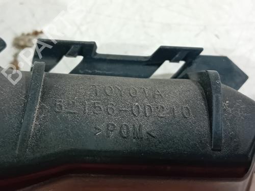 Rear bumper bracket TOYOTA YARIS (_P13_) 1.0 (KSP130_, KSP130) | BP20136121C159 
