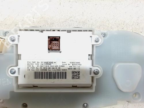 Instrument cluster PEUGEOT 2008 I (CU_) 1.2 VTi | BP12319937C47 