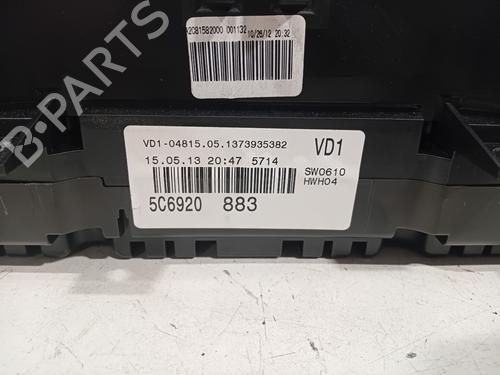 Instrument cluster VW JETTA IV (162, 163, AV3, AV2) 1.4 TSI Hybrid | BP29077193C47 