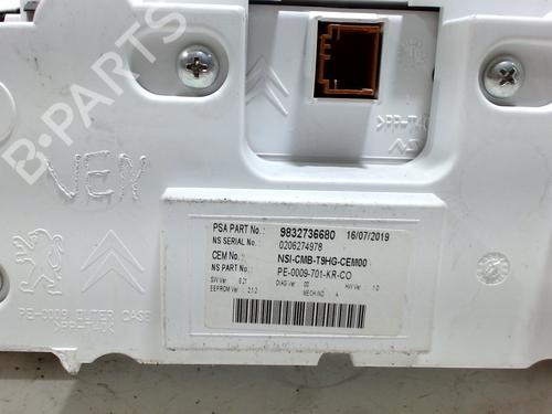Instrument cluster PEUGEOT 308 II (LB_, LP_, LW_, LH_, L3_) 1.2 THP 110 | BP12592790C47