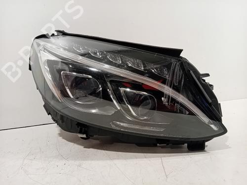 Used Right headlight Right headlight MERCEDES-BENZ C-CLASS (W205) C 180 (205.040, 205.140) (156 hp) 40626176 40626176