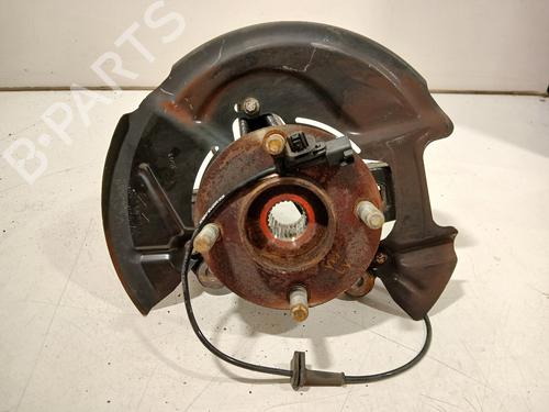 Used Left front steering knuckle FORD FIESTA VII (HJ, HF) 1.1 Ti-VCT (86 hp) 25122414