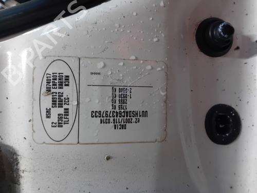 Left taillight DACIA DUSTER (HS_) 1.5 dCi (HSMC) | BP29431713C34 