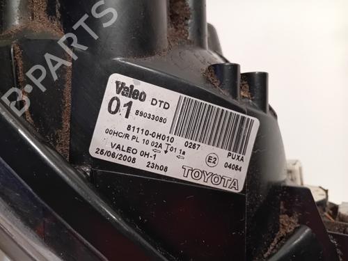 Højre forlygte TOYOTA AYGO (_B1_) 1.0 (KGB10_, KGB10R) | BP29745732C29 