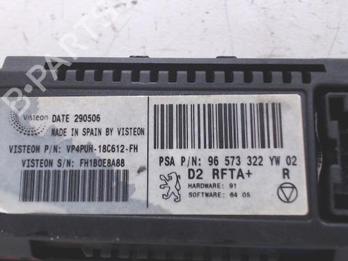 Climate control PEUGEOT 407 (6D_) 2.0 16V (6DRFJC, 6DRFJE, 6DRFJF) | BP1982684I5 
