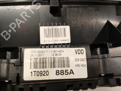 Instrument cluster VW TOURAN (1T3) 2.0 TDI | BP29519108C47 