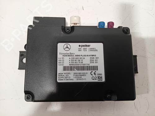 Used Electronic module MERCEDES-BENZ C-CLASS (W205) C 350 e (205.047) (279 hp) 21024957