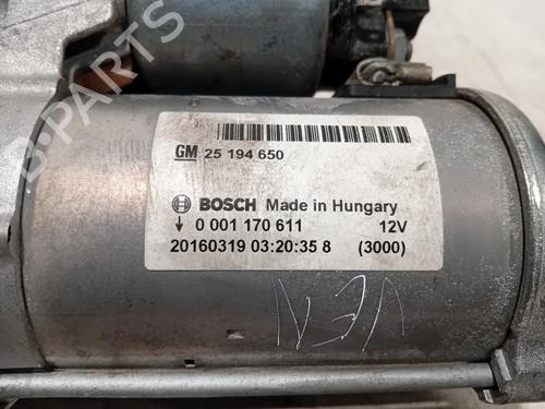 Starter OPEL CORSA E (X15) 1.4 (08, 68) | BP35793654M8 - Image 3