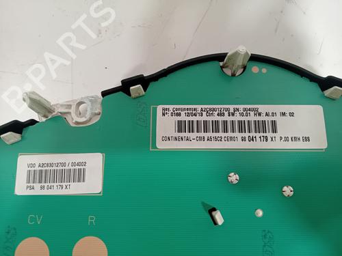 Instrument cluster CITROËN C3 II (SC_) 1.2 VTi 82 | BP30308948C47