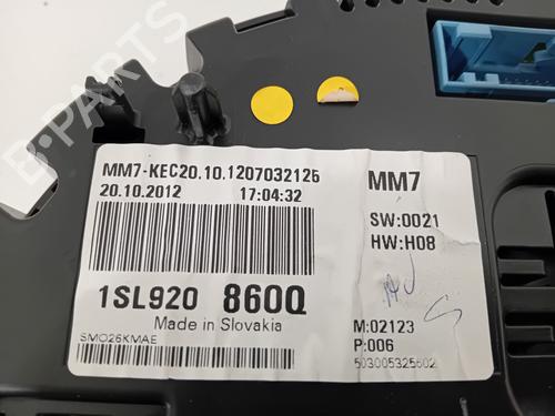 Instrument cluster SEAT Mii (KF1, KE1) 1.0 | BP32232335C47 